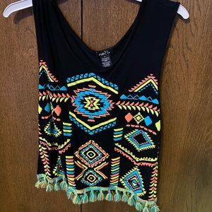 Rue 21 tank top with tassel on the bottom